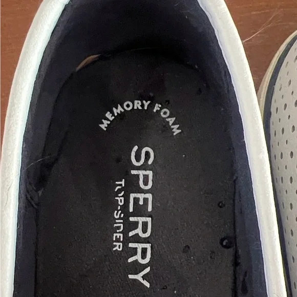 Sperry Women's White Perforated Slip-On Loafers - Picture 3 of 9